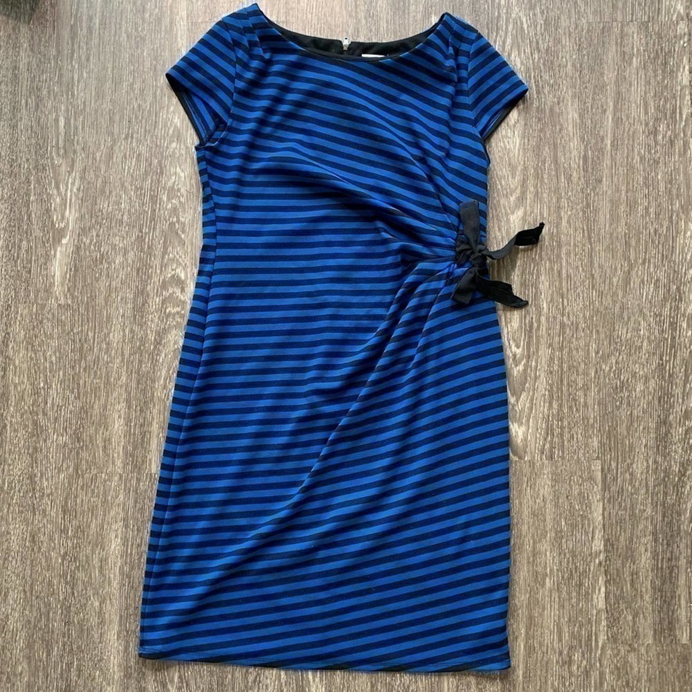A‎ pea in the Pod Striped maternity dress. Large